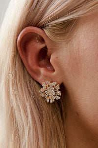Amélie George Kate Stud Earrings, Gold