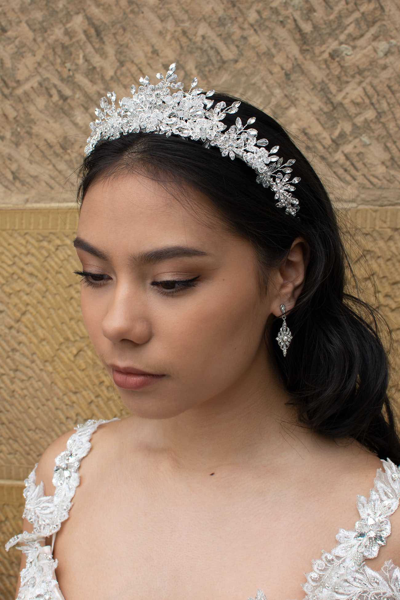 Windsor Bridal Maria Crown, Silver