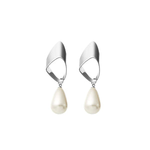 Amélie George Elwood Earrings, Silver