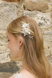 Windsor Bridal Jewellery Karlie Side Comb, Silver