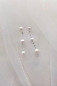 Windsor Bridal Jewellery Bella Earrings, Silver